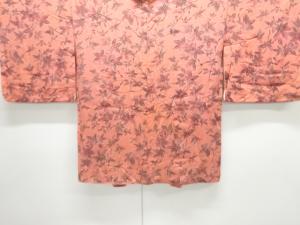 アンティーク　錦紗　楓模様羽織